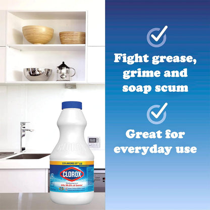Clorox_Regular_Disinfecting_Bleach_Cleaner,_2_Pack_Concentrated_Liquid_Bleach,_Removes_Mold,_Mildew_and_Stains,_Whitens,_for_Multi_Purpose_Cleaning_and_Laundry,_24_oz_Bottles