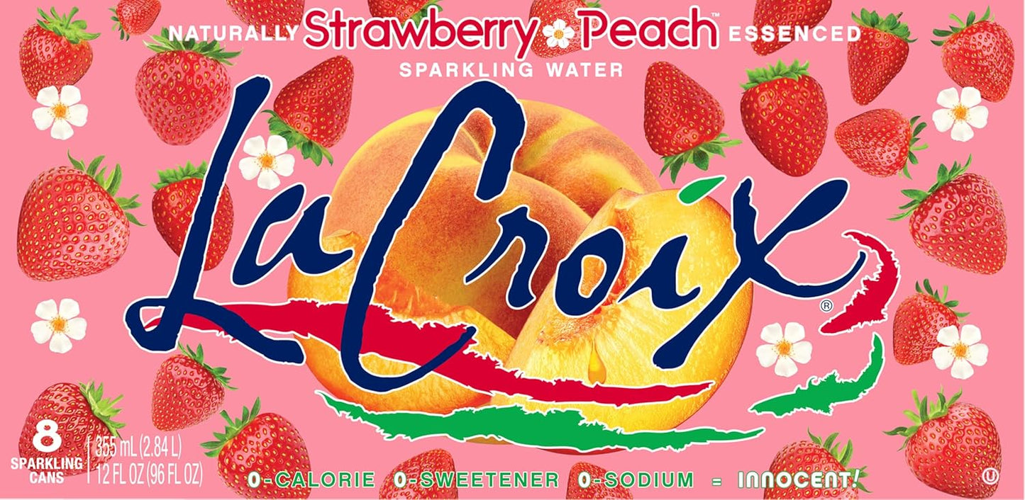 La_Croix_Sparkling_Water,_Strawberry_Peach,_12_Fl_Oz_(pack_of_8)