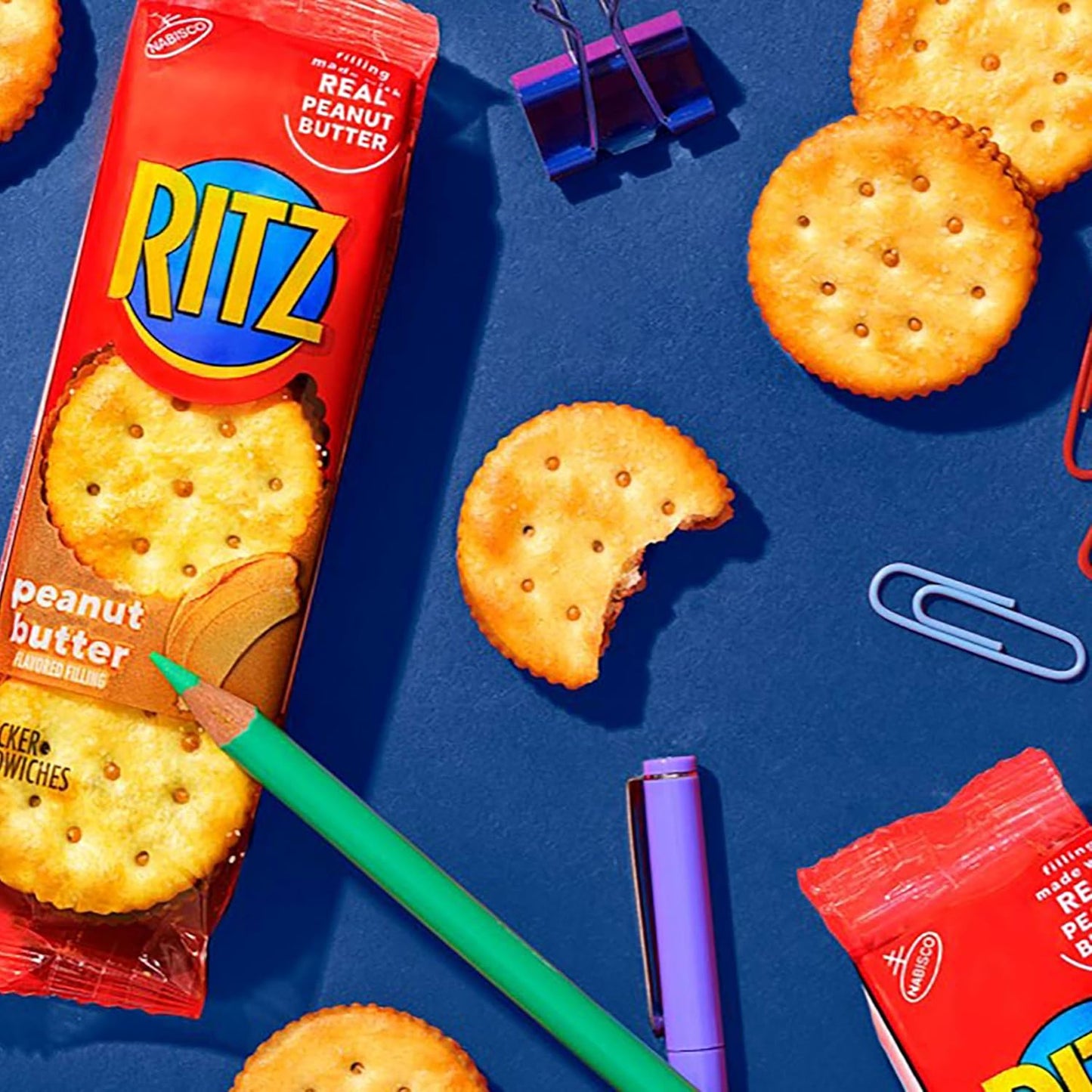RITZ_Peanut_Butter_and_Cheese_Sandwich_Crackers_Variety_Pack,_Lunch_Snacks,_32_Snack_Packs_(6_Crackers_Per_Pack)
