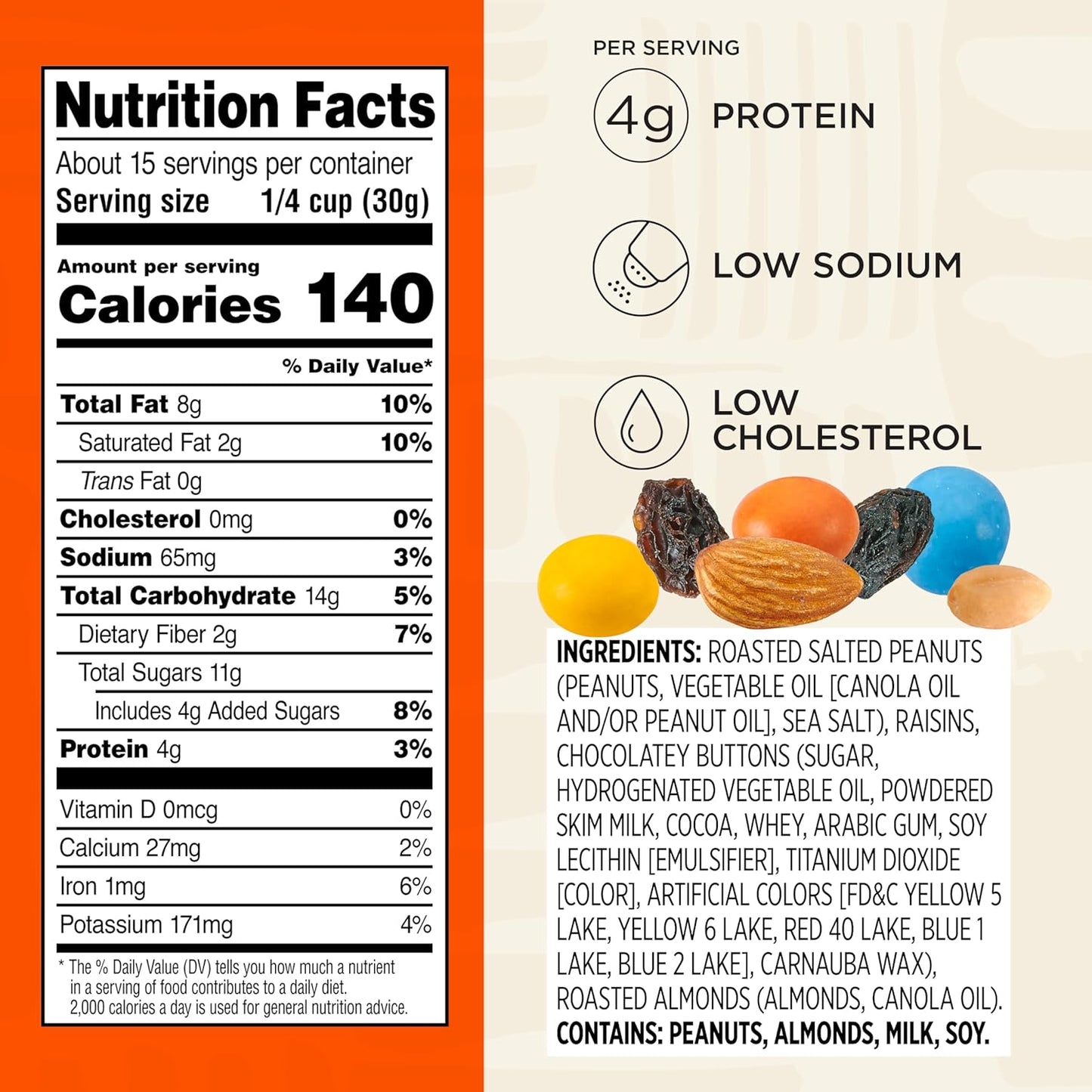 Snak_Club_Energizer_Trail_Mix_with_Roasted_Salted_Peanuts,_Raisins,_Chocolatey_Candies,_Roasted_Almonds,_Gluten-Free_and_Kosher_Snack,_16_oz_Resealable_Bag