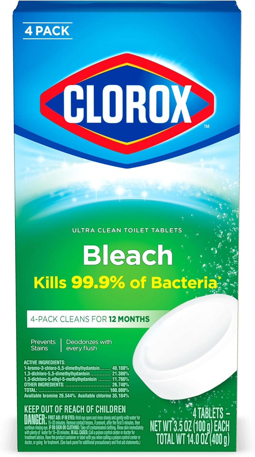 Clorox_Ultra_Clean_Toilet_Tablets_Bleach_4_Count,_3.5_Ounces_Each_(Package_May_Vary)