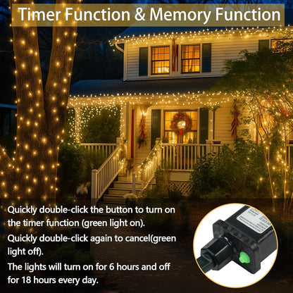 Connectable_200_LED_Christmas_Lights_Indoor_Outdoor_with_Timer,_66FT_13_Modes_Warm_White_String_Lights_Waterproof,_Twinkle_Fairy_Lights_Plug_in_Clear_Wire_for_Christmas_Tree,_Bedroom,_Classroom_Decor