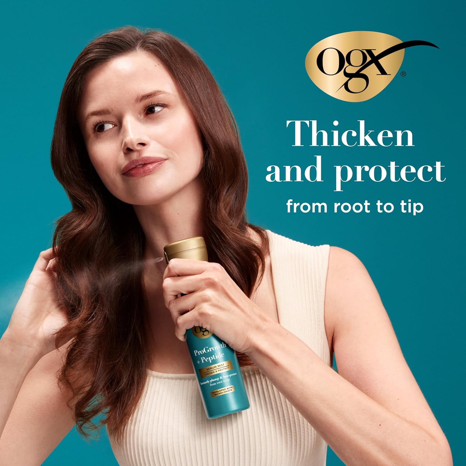 OGX_ProGrowth_+_Peptide_Serum_Mist,_Heat_Protectant_Spray_Instantly_Thickens_Hair_Root_to_Tip_While_Protecting_from_Breakage_for_Visibly_Thicker,_Fuller_Hair,_6.5_fl._oz