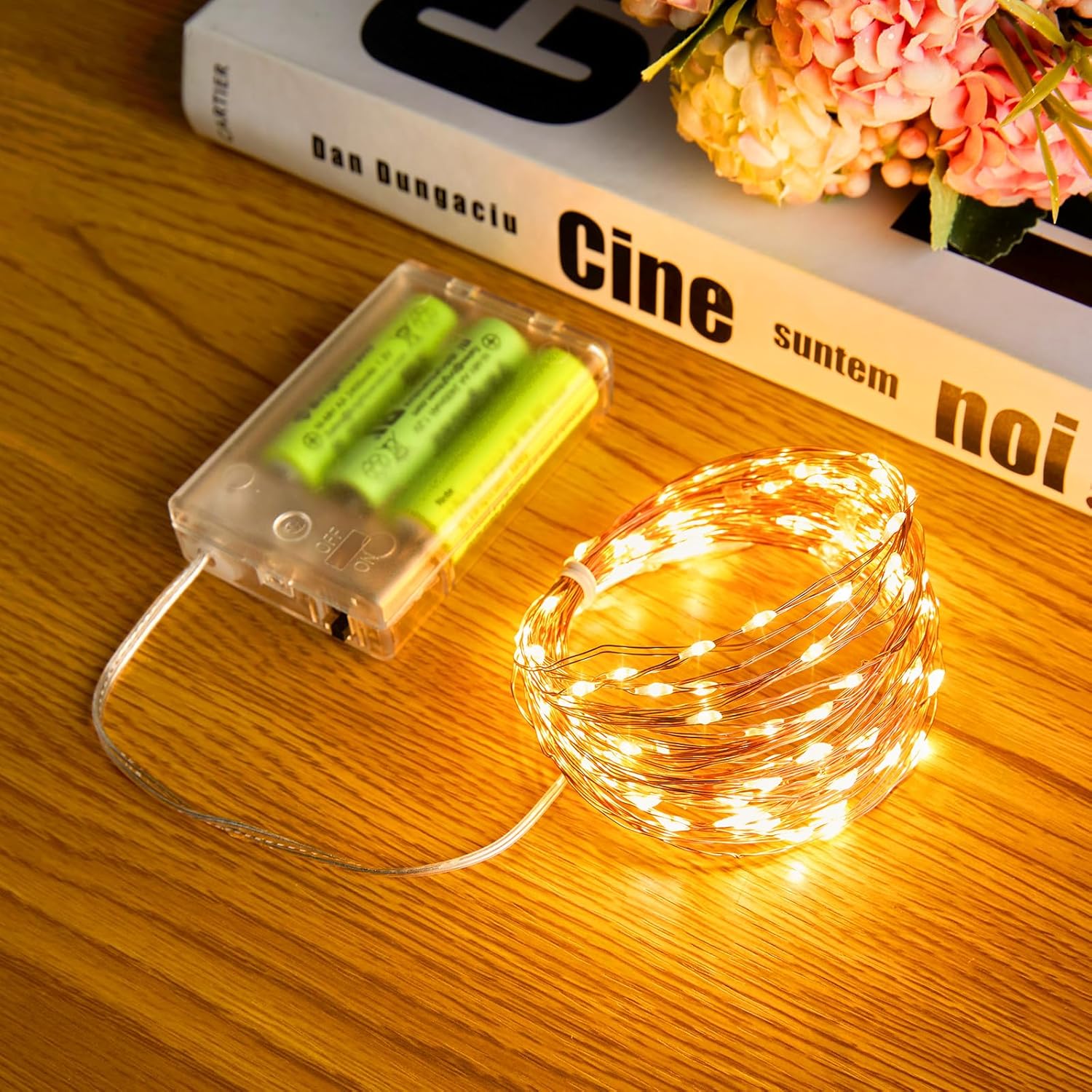 Minetom_Fairy_String_Lights,_33Ft_100_LED_Mini_Battery_Operated_Fairy_Lights_Copper_Wire_Twinkle_Lights_Mason_Jar_Lights,_Waterproof_Starry_Firefly_Lights_for_Party_Wedding_Christmas_Decor