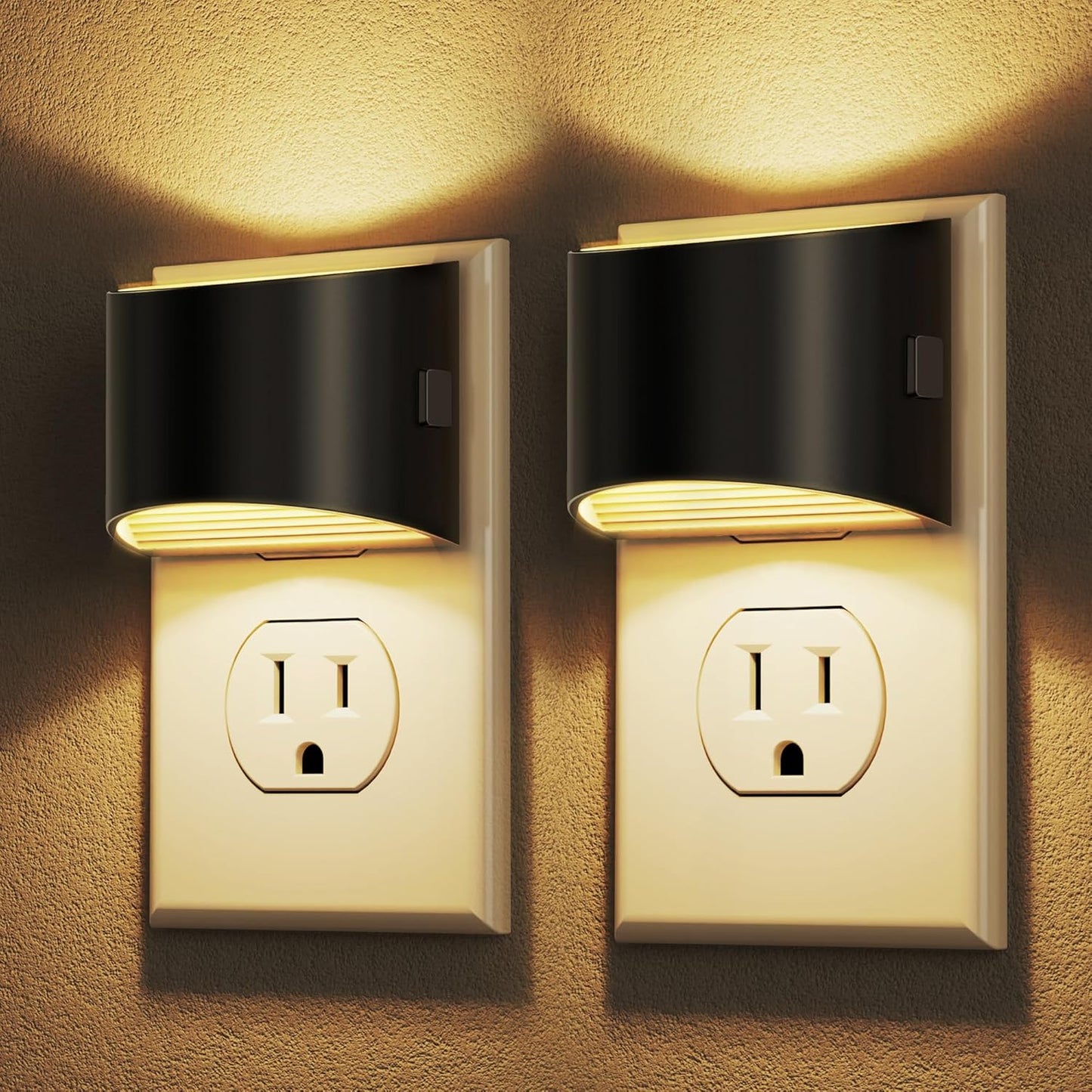 DORESshop_LED_Night_Light[2_Pack],_Night_Lights_Plug_into_Wall,_3_Level_Brightness_Adjustable_Plug_in_Night_Light,_Dusk_to_Dawn_Sensor,_Nightlights_for_Adults,_Bedroom,_Bathroom,_Hallway