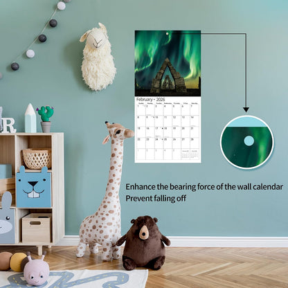 2026_Wall_Calendar,Calendar_2026,_November_2025_-_December_2026,_Wall_Calendar_Aurora,_12"_x_24"_Opened,Full_Page_Months_Thick_&_Sturdy_Paper_for_Gift_Perfect_Calendar_Organizing_&_Planning