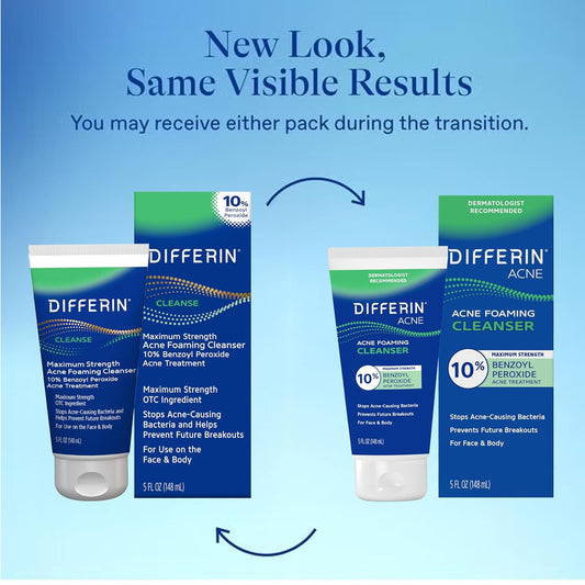 Differin_Acne_Face_Wash_with_10%_Benzoyl_Peroxide,_Maximum_Strength_OTC_Acne_Foaming_Cleanser,_Fast_Acting_Acne_Treatment_for_Face_and_Body,_5_oz.