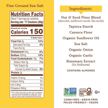 Simple_Mills_Almond_Flour_Crackers,_Family_Size,_Fine_Ground_Sea_Salt_-_Gluten_Free,_Vegan,_Healthy_Snacks,_7_Ounce_(Pack_of_1)