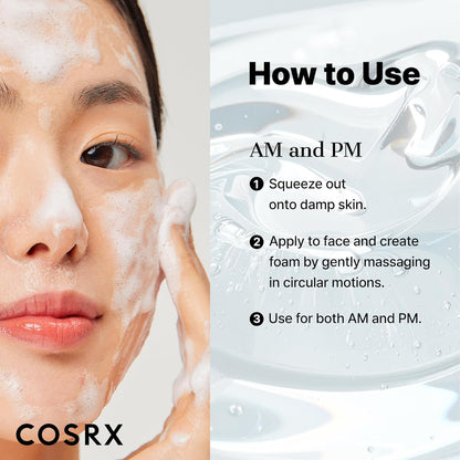 COSRX_Low_pH_Good_Morning_Gel_Face_Cleanser,_5.07_fl_oz,_BHA_Face_Wash,_Daily_Mild_Face_Cleanser_for_Sensitive_Skin,_PH_Balancing,_Korean_Skin_Care,_Korean_Face_Wash