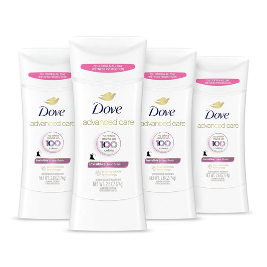 Dove_Advanced_Care_Antiperspirant_Deodorant_Stick_Clear_Finish_4_Count_deodorant_that_doesn’t_stain_clothes_72-hour_odor_control_and_all-day_sweat_protection_with_Pro-Ceramide_Technology_2.6_oz