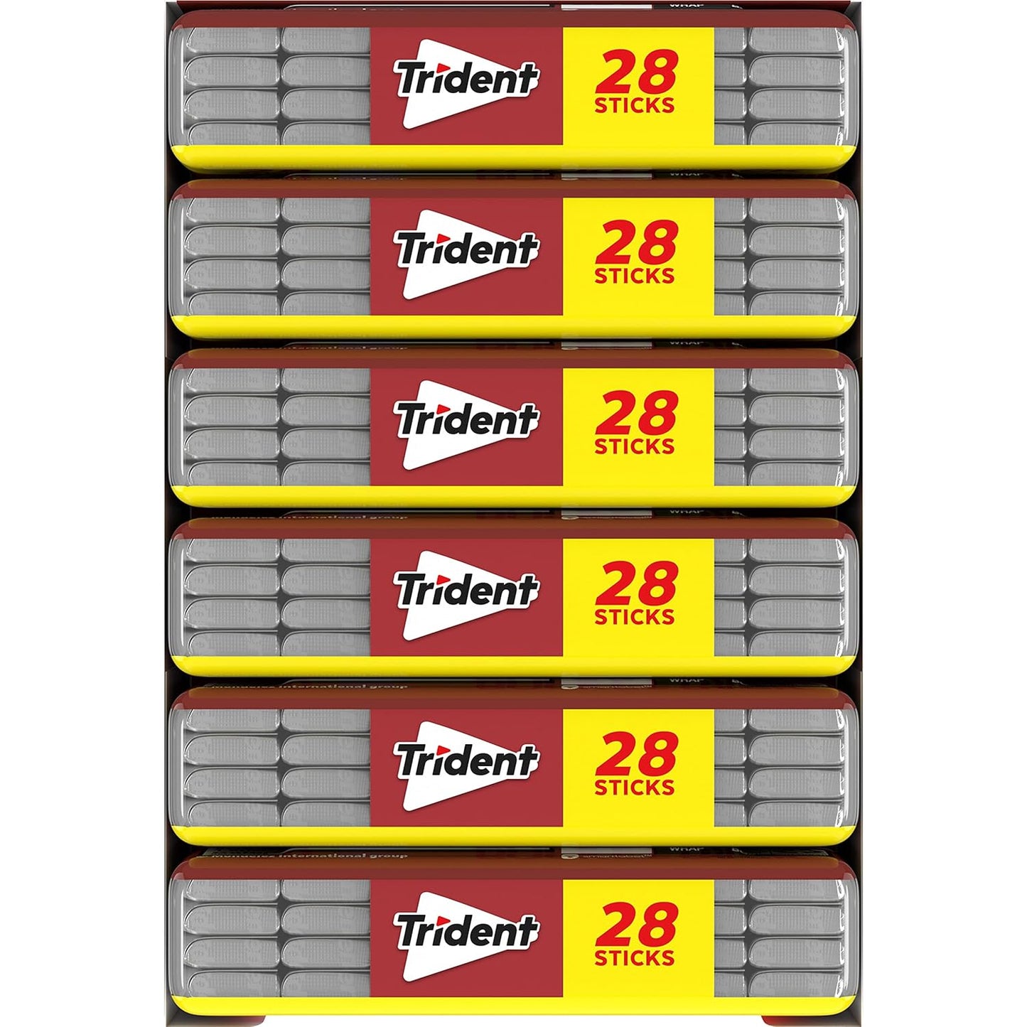 Trident_Cinnamon_Sugar_Free_Chewing_Gum,_6_Pocket_Packs_of_28_Pieces_(168_Total_Pieces)