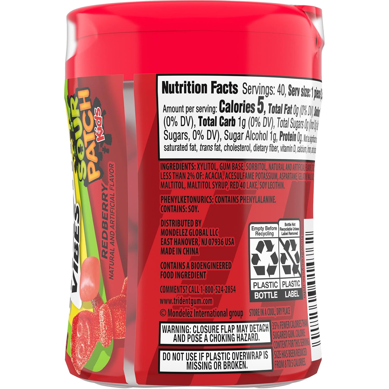 Trident_Vibes_SOUR_PATCH_KIDS_Redberry_Sugar-Free_Chewing_Gum,_40_Piece_Bottle