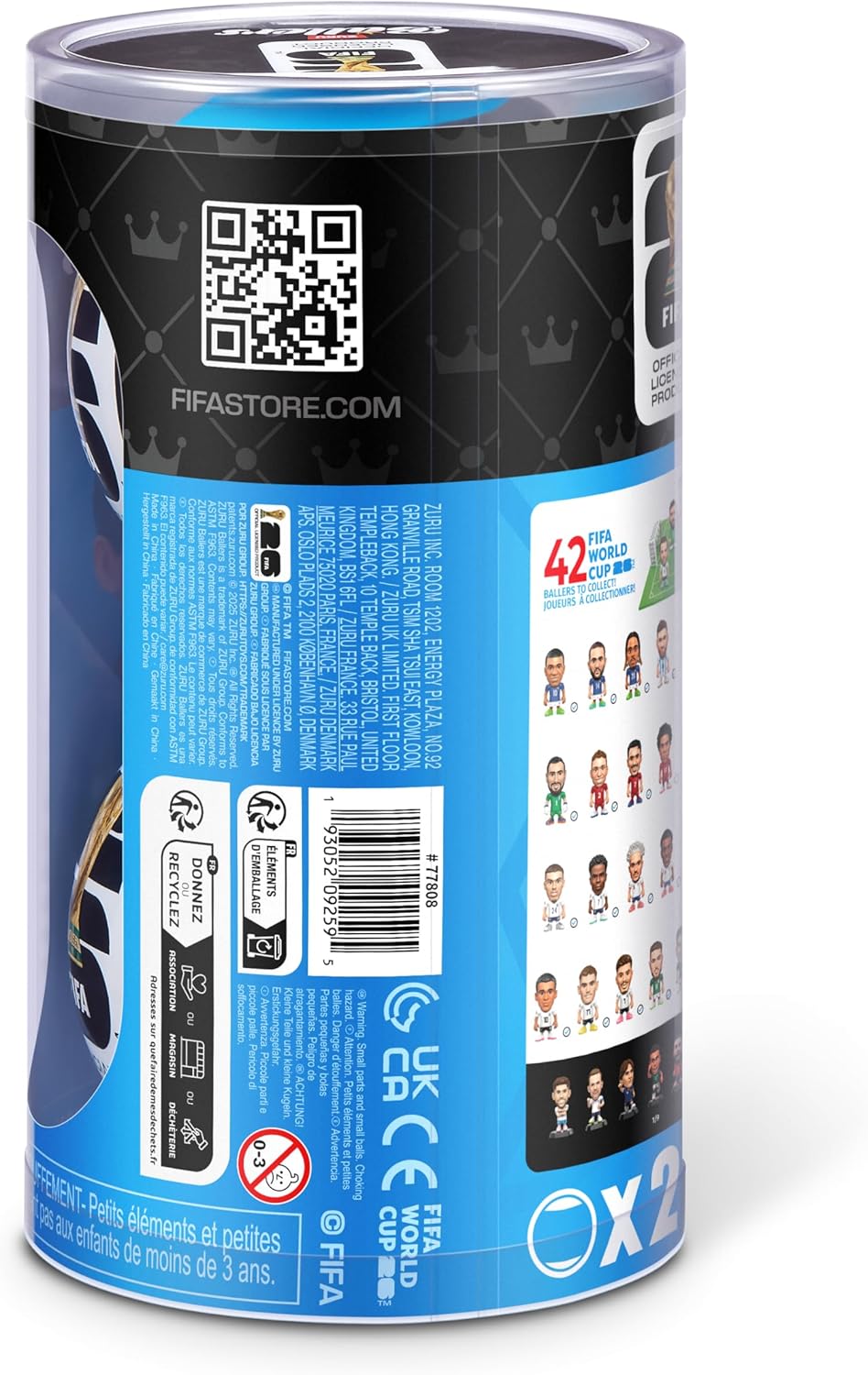FIFA_World_Cup_2026™_Ballers_Series_1_2_Pack_by_ZURU_–_Official_Licensed_Product_Surprise_Unboxing_Soccer_Collectible_Sports_Toy_for_Boys,_Ages_3+