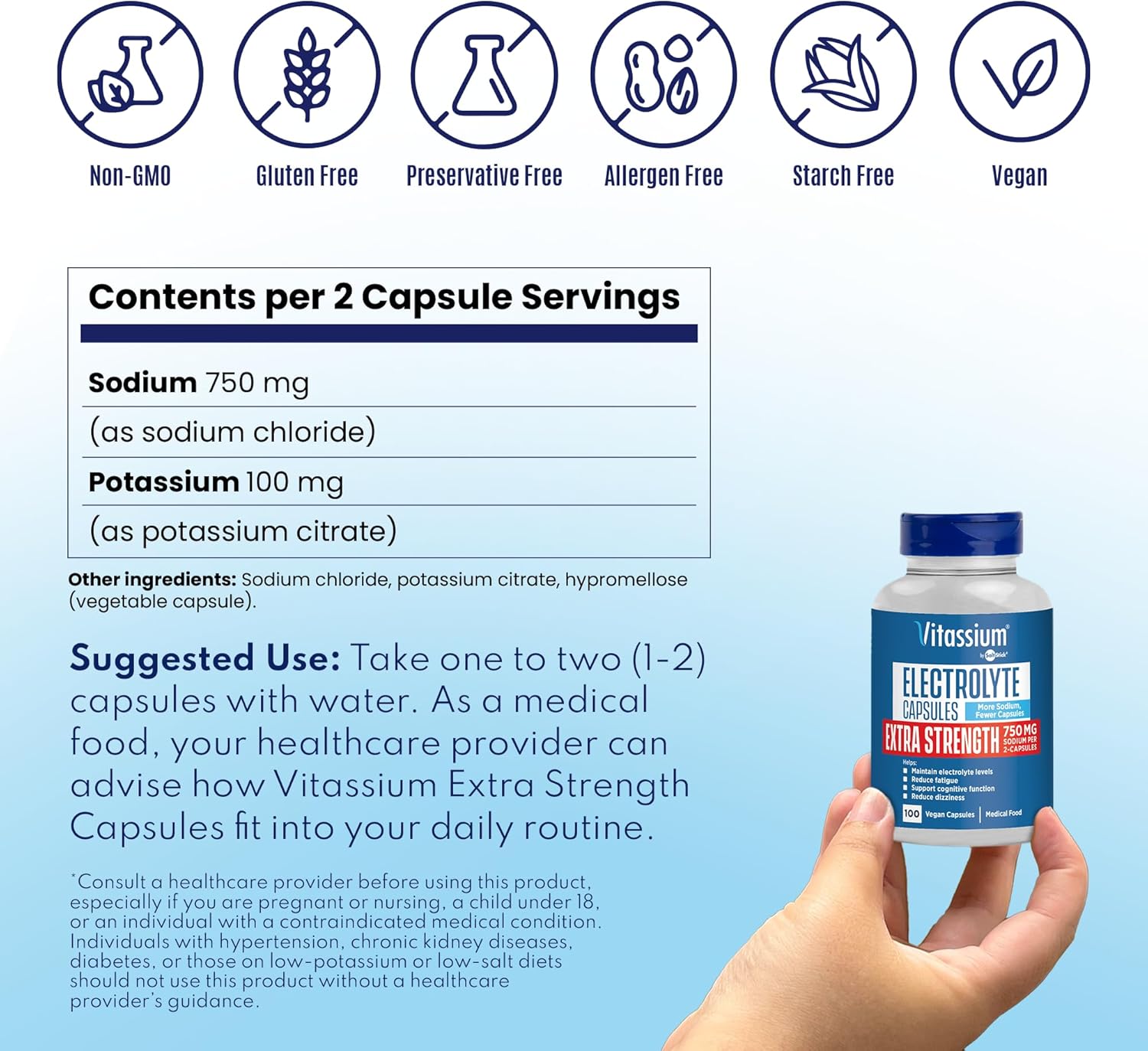 Vitassium_Extra_Strength_Electrolyte_Capsules,_750mg_of_Sodium_for_The_Management_of_POTS_and_High_Sodium_Diets,_Unflavored,_100_Salt_Pills_(Size_00)