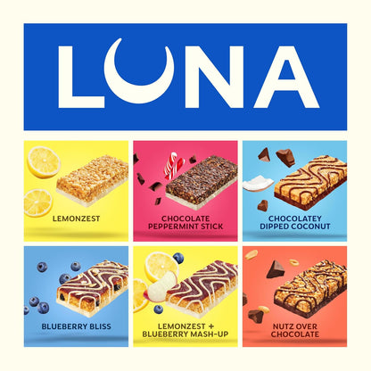 LUNA_Bar_-_Variety_Pack_-_6_Flavors_-_Gluten_Free_Snack_Bars_-_Non-GMO_-_Protein_Bars_-_Made_with_Organic_Oats_(12_Pack)