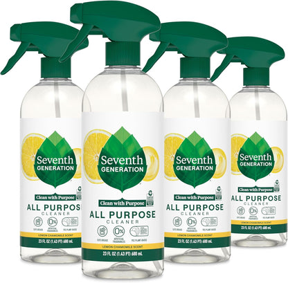 Seventh_Generation_All_Purpose_Cleaning_Spray_Surface_Cleaner_Lemon_Chamomile_scent_Cuts_Grease_23_oz,_Pack_of_4