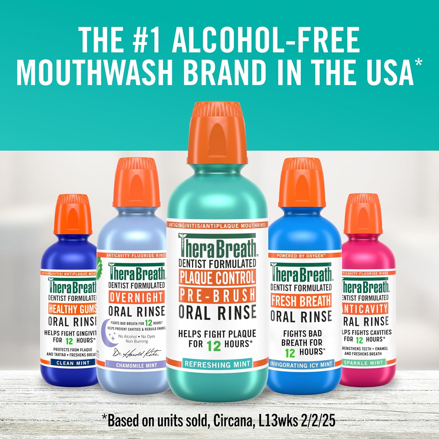 TheraBreath_Plaque_Control_Pre-Brush_Oral_Rinse,_Refreshing_Mint_Flavor,_Antigingivitis_and_Antiplaque_Rinse,_Dentist_Formulated,_Alcohol_Free,_16_Fl_Oz_(Pack_of_2)