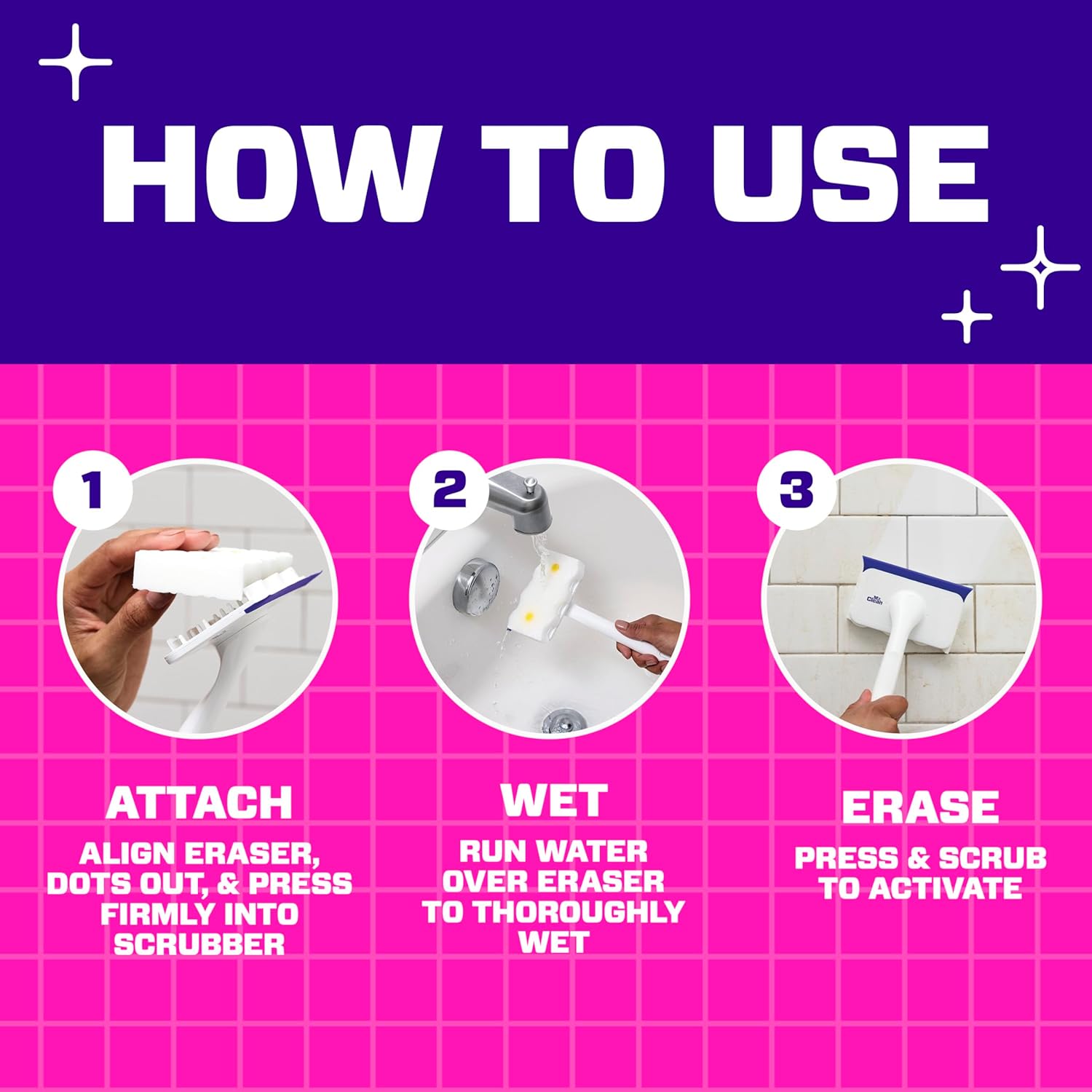 Mr._Clean_Magic_Eraser_Shower_&_Tub_Scrubber,_Bathroom_Cleaner,_All_in_One_Bathroom_Cleaner,_Lemon_Starter_Kit,_1_Scrubber_&_2_Foaming_Magic_Erasers