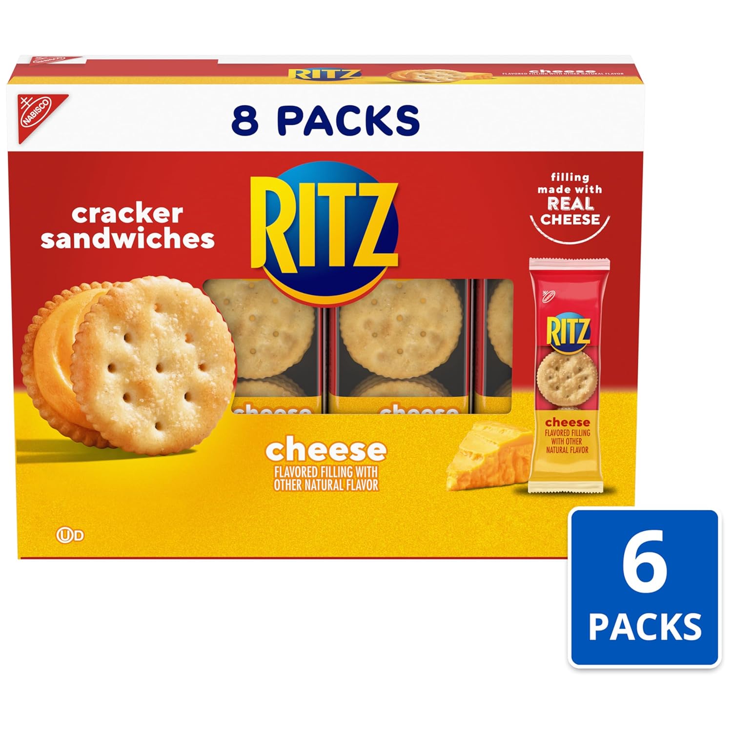 RITZ_Cheese_Sandwich_Crackers,_Lunch_Snacks,_48_Snack_Packs_(6_Boxes,_6_Crackers_Per_Pack)