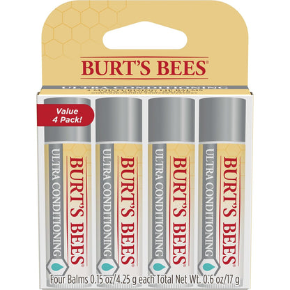Burt's_Bees_Lip_Balm,_Moisturizing_Lip_Care,_100%_Natural_Origin,_Ultra_Conditioning_with_Shea,_Cocoa_&_Kokum_Butter_(4_Pack)