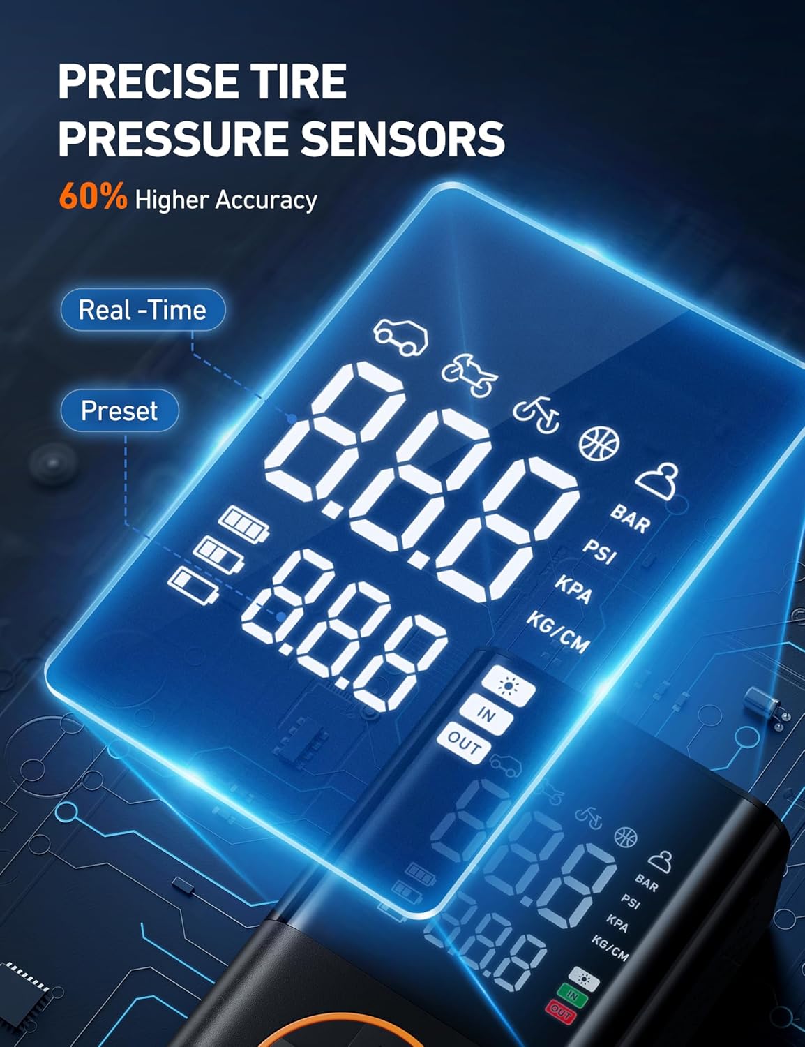 AstroAI_L7_Tire_Inflator_Portable_Air_Compressor,150_PSI_Cordless_Mini_Air_Bike_Auto_Shut-Off_Pump_with_Digital_Display_Pressure_Gauge,_Fast_Inflation_&_LED_Light_for_Car_Tires,Motorcycles,Bikes,Balls