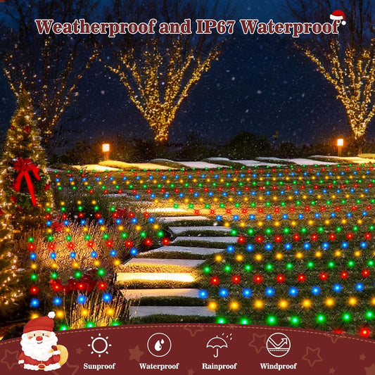 Christmas_Net_Lights_360_LED_Outdoor_12FTx5FT_Christmas_Mesh_Lights_Connectable_IP67_Waterproof_Colorful_Decorations_Fairy_String_Light_8_Modes_for_Indoor_Xmas_Tree_Bush_Garden_Decor_Party-Multicolor