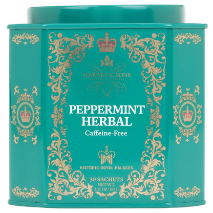 Harney_&_Sons_Peppermint_Herbal_Tea_in_Sachets,_Caffeine-Free_Herbal,_30_Sachets