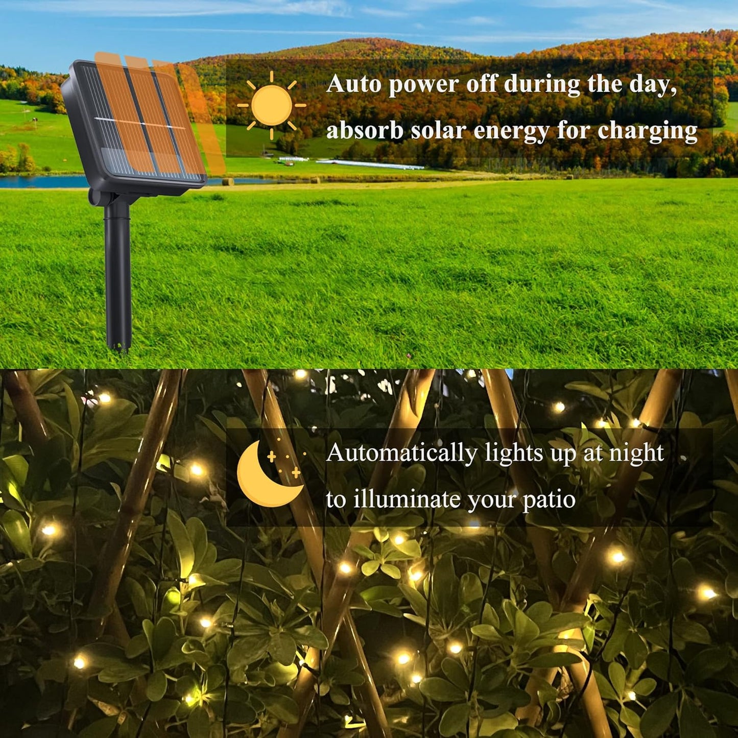2_Pack_200LED_Solar_Christmas_Lights_Outdoor,_72FT_Solar_String_Lights_with_8_Lighting_Modes,_IP65_Waterproof_Solar_Lights_Outdoor_for_Xmas_Garden_Party_Tree_Decor,_Warm_White
