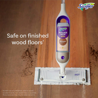 Swiffer_Power_Mop_Wood,_Hardwood_Floor_Cleaner_for_Mopping_Home,_Bathroom,_Kitchen,_All_Purpose_Multi-Surface_Cleaning_Set_includes_PowerMop_Wood,_2_Pads,_1_QuickDry_Lemon_Solution,_&_2_Batteries