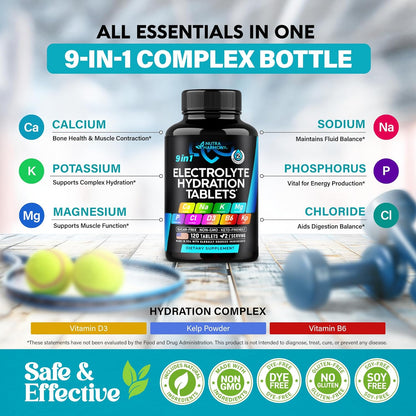 Electrolytes_-_Electrolyte_Tablets_with_Magnesium,_Sodium,_Potassium,_Chloride,_Vitamins_D3_&_B6,_Kelp_Powder_-_Salt_Pills_-_Made_in_USA_-_Oral_Tablets_as_Capsules_-_Vegan_&_Keto_Friendly_-_120_Tabs