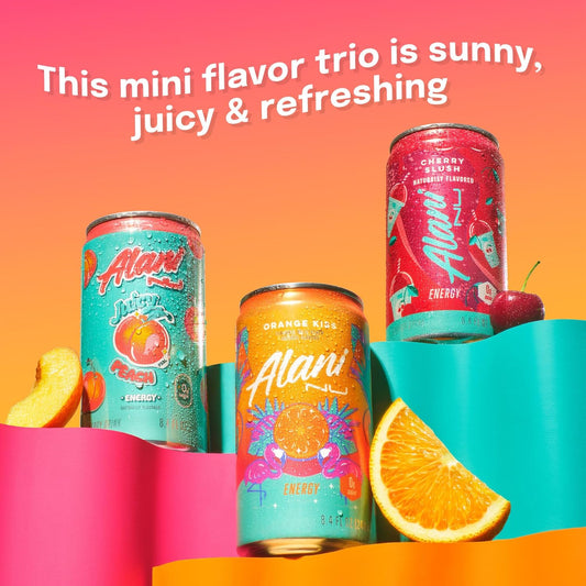 Alani_Nu_VARIETY_PACK_(CHERRY_SLUSH,_JUICY_PEACH,_ORANGE_KISS),_Low_Calorie_Energy_Drinks,_100mg_Caffeine,_Biotin,_B_Vitamins,_Zero_Sugar,_10_Calories_or_Less,_8_Fl_Oz_Cans,_12_Pack
