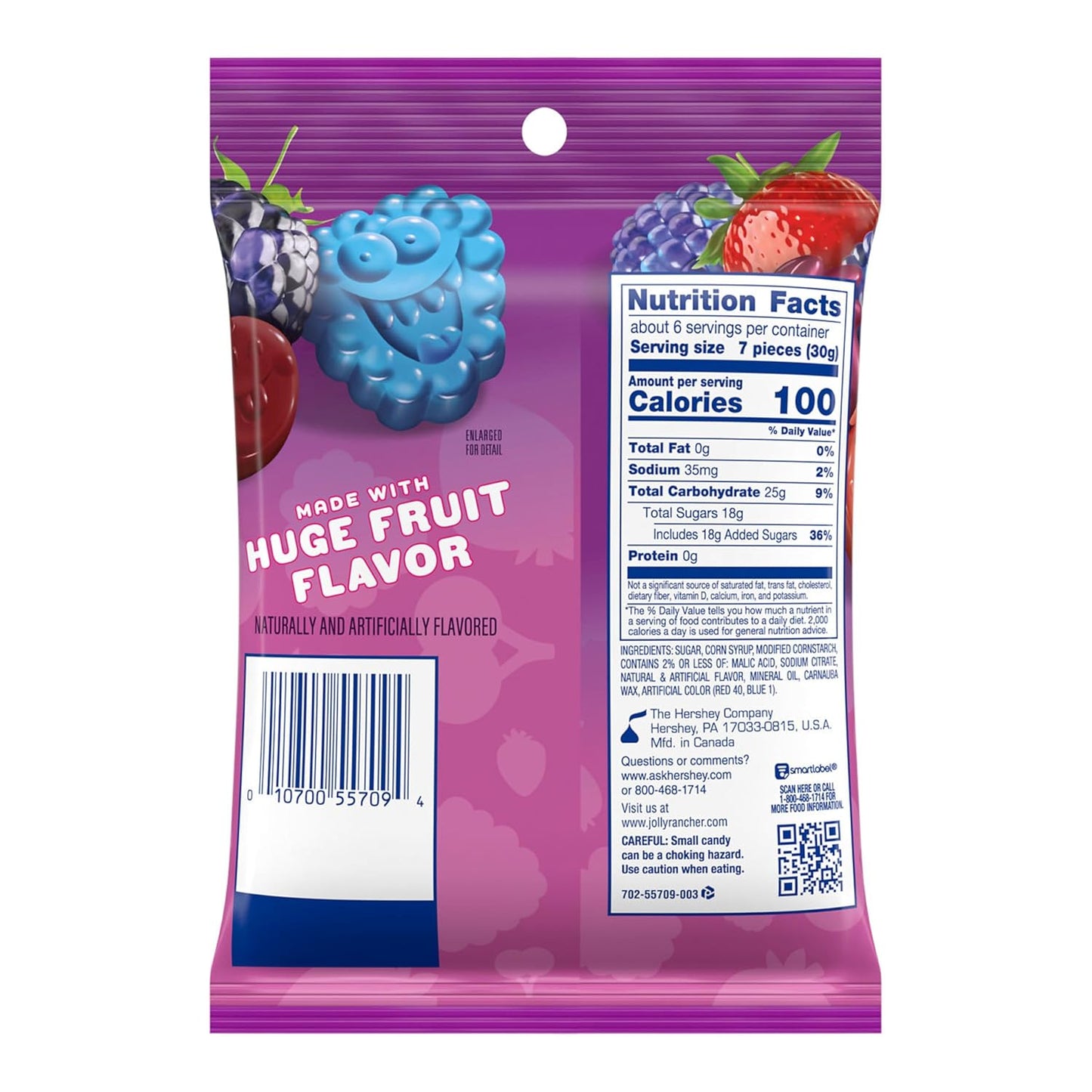 JOLLY_RANCHER_Gummies_Very_Berry_Fruit_Flavored_Candy_Bag,_6.5_oz