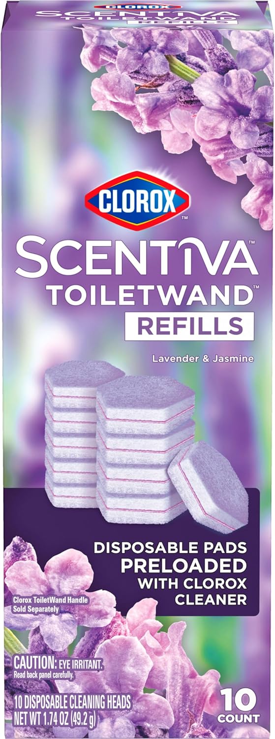 CLOROX_Scentiva_ToiletWand_Toilet_Cleaner_Refills,_Toilet_brush,_Lavender_and_Jasmine,_10_Count