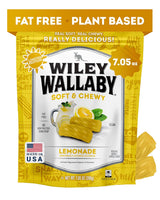 Wiley Wallaby Licorice 7.05 Ounce Classic Gourmet Soft & Chewy Australian Lemonade Licorice Candy Twists, 1 Pack