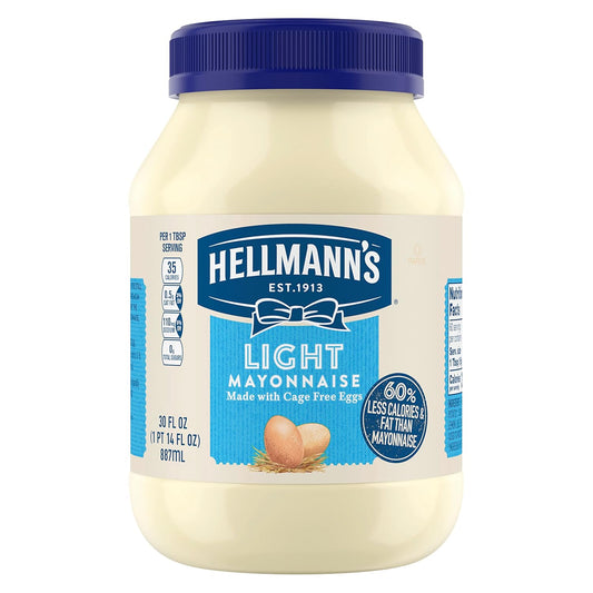 Hellmann's_Light_Mayonnaise_For_A_Creamy_Condiment_for_Sandwiches_and_Simple_Meals_Light_Mayo_Made_With_100%_Cage-Free_Eggs_30_oz