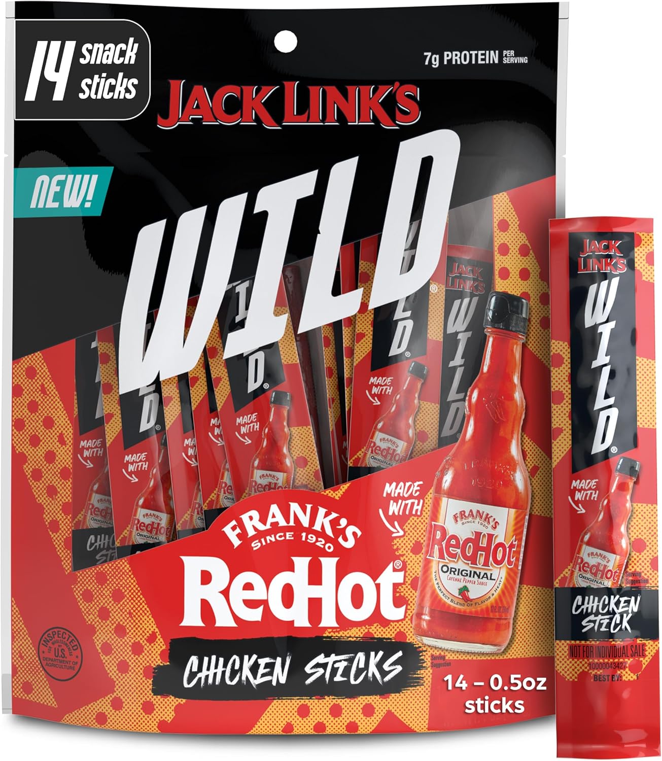 Jack_Link's_Wild_Mini_Chicken_Sticks_Made_with_Frank's_RedHot_Flavor_–_7g_of_Protein_Snacks,_On_The_Go_Snacking,_Keto_&_Paleo_Snack,_Carnivore_Diet_Ready,_Individually_Wrapped_–_0.5_Oz._(14_Count)