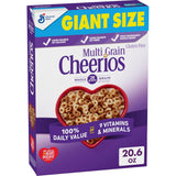 Multi Grain Cheerios, Heart Healthy Breakfast Cereal, Gluten Free, Family Size, 18 oz