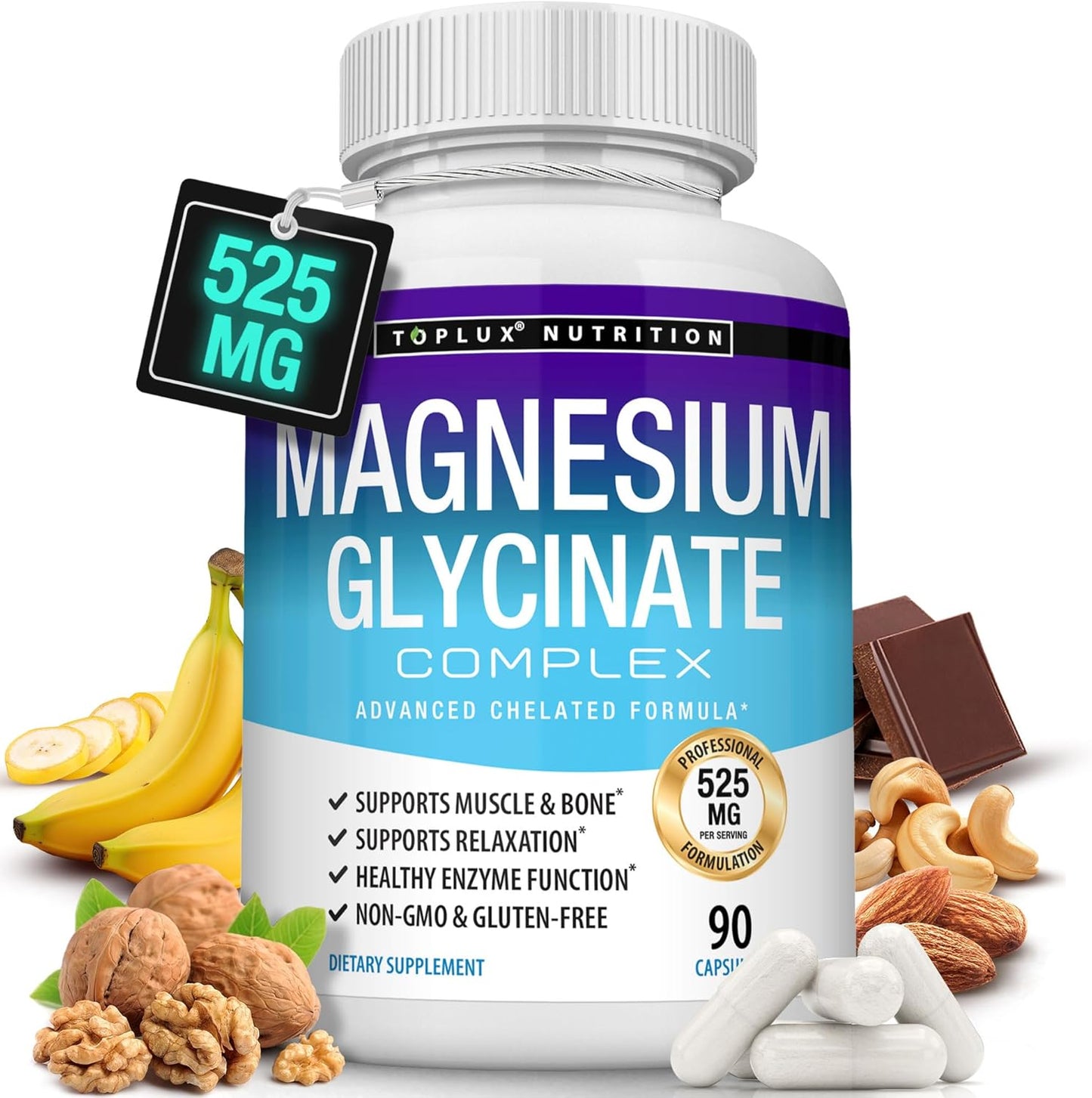 Magnesium_Glycinate_525mg_-_High_Absorption_Chelated_Magnesium_Supplement_Made_with_Pure_Magnesium_Glycinate_-_Supports_Muscles,_Sleep,_Cramps,_Recovery_Bisglycinate_Complex_Vegan_Non-GMO_90_Capsules