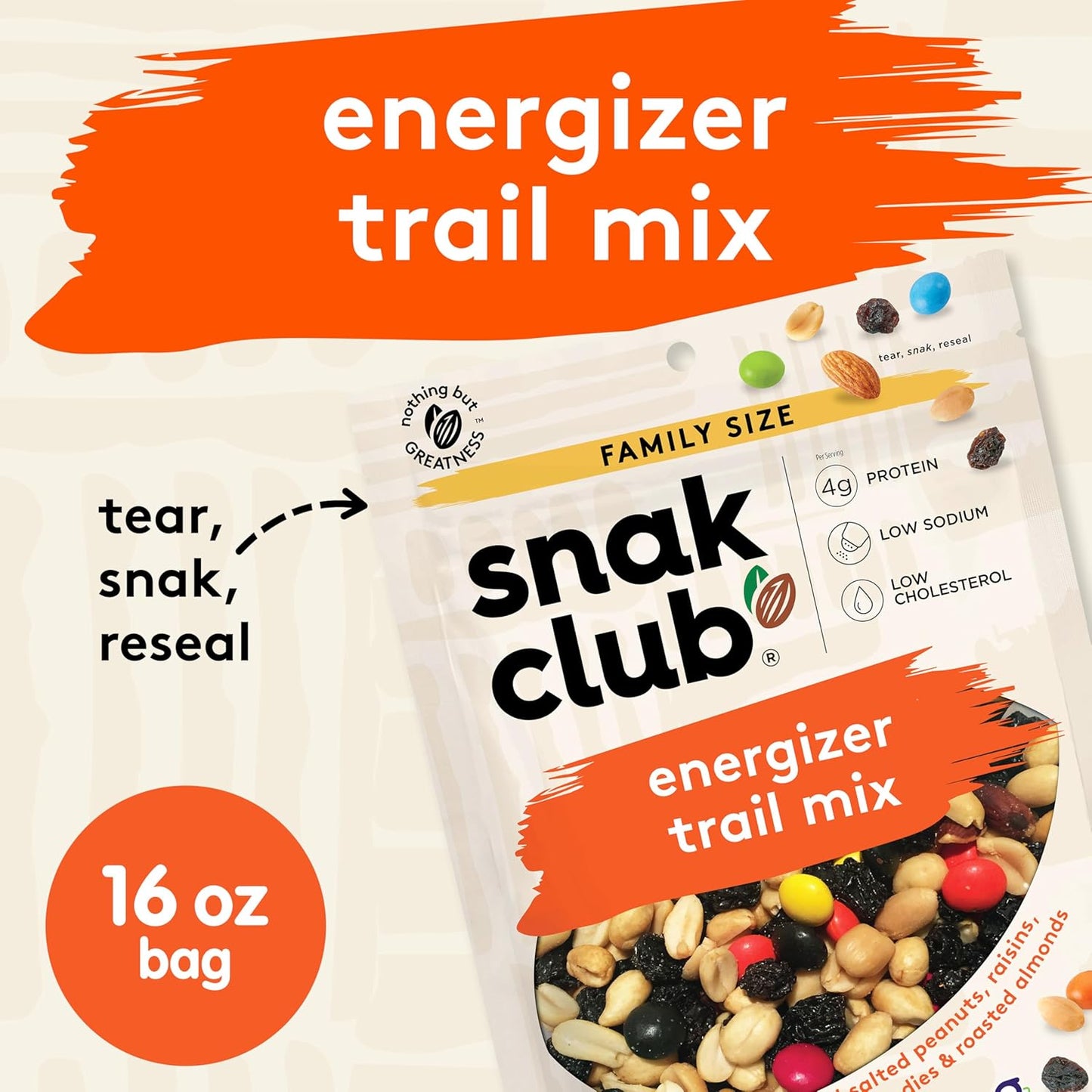 Snak_Club_Energizer_Trail_Mix_with_Roasted_Salted_Peanuts,_Raisins,_Chocolatey_Candies,_Roasted_Almonds,_Gluten-Free_and_Kosher_Snack,_16_oz_Resealable_Bag