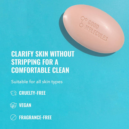 Good_Molecules_Clarify_and_Cleanse_Bar_-_Soap_Free_Bar_with_Salicylic_Acid,_BHA_for_Skin_Tone_Balancing_and_Cleansing_-_Body_and_Facial_Cleanser,_Skin_Care_for_Face
