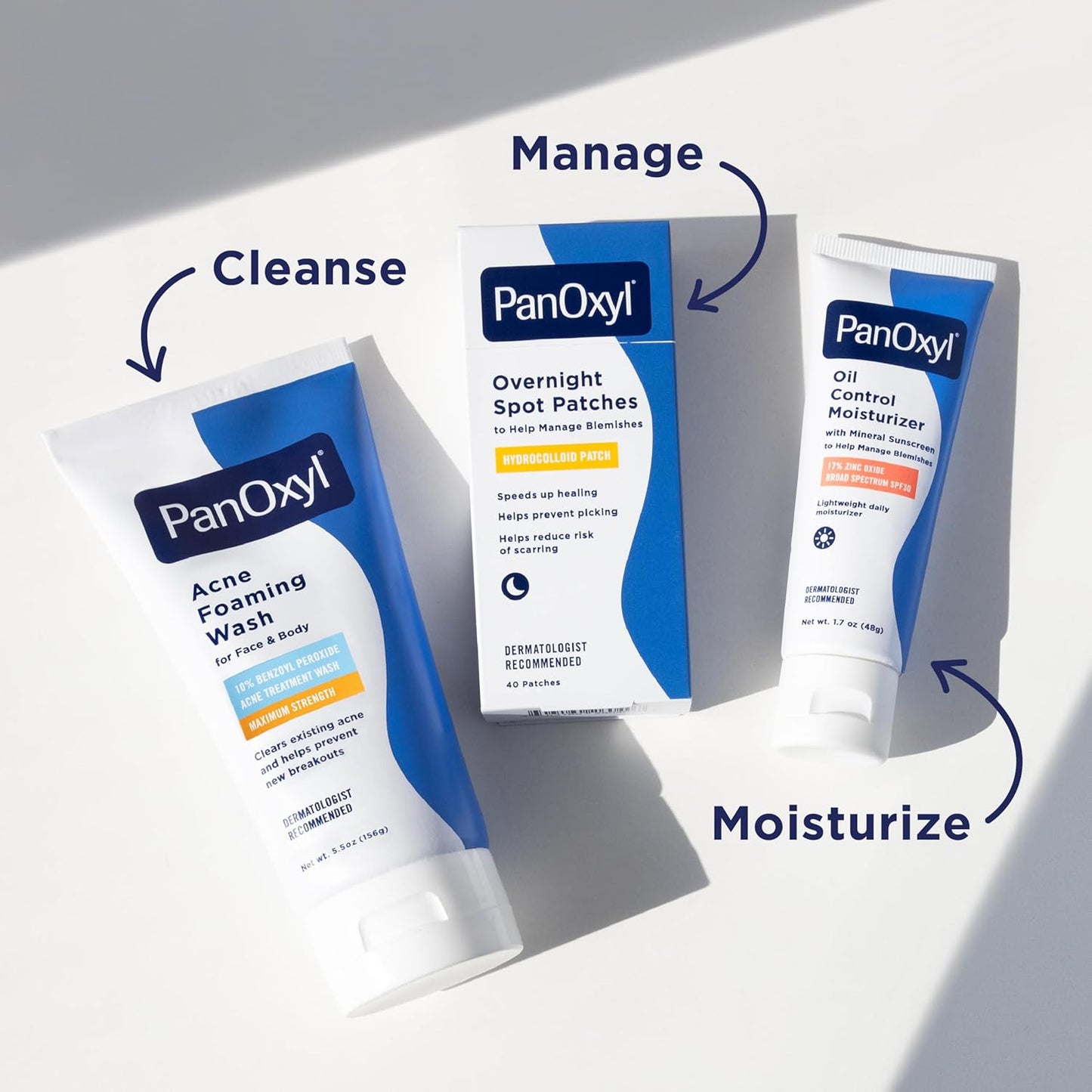 PanOxyl_10%_Benzoyl_Peroxide_Acne_Foaming_Wash,_Maximum_Strength,_Daily_Acne-Fighting_Face_and_Body_Cleanser,_Face_Wash_to_Clear,_Treat_and_Prevent_Acne_Pimples_and_Stubborn_Breakouts,_5.5_Oz_Tube