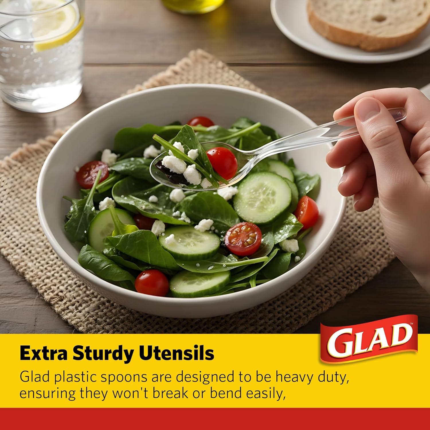 Glad_Clear_Plastic_Spoons,_Sturdy_Disposable_Plastic_Cutlery_for_Parties,_Events,_Outdoor_Meals,_and_Everyday_Use,_Clear_Neutral_Design_Fits_Any_Table_Setting,_24_Count