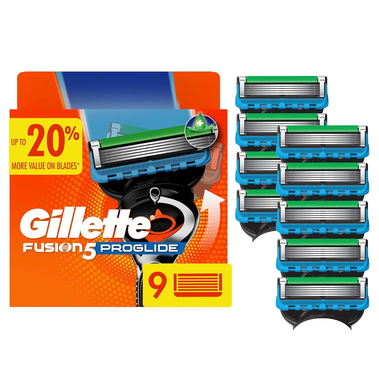 Gillette_Fusion5_ProGlide_Razor_Blades_for_Men,_5-Blade_Razor_Refills,_9_Count