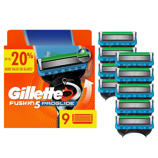Gillette_Fusion5_ProGlide_Razor_Blades_for_Men,_5-Blade_Razor_Refills,_9_Count
