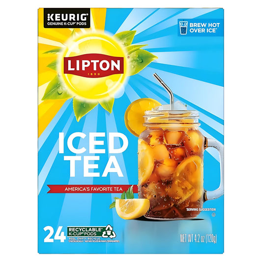 Lipton_Unsweetened_Black_Iced_Tea_K-Cups_24-Pack_for_Keurig_Coffee_Makers_-_Rainforest_Alliance_Certified_Tea_Pods_with_Smooth_Crisp_Flavor,_Brew_Hot_over_Ice_for_Refreshing_Beverage