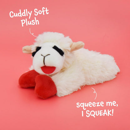 Multipet_Lamb_Chop_Dog_Plush_Toy_-_Squeaky_Toy_for_All_Dogs_-_Extra_Soft_Plush_-_Stuffed_Animal_Dog_Toy_for_Cuddling_&_Playing_-_Cute_Pet_Toy_(6",_Cream)