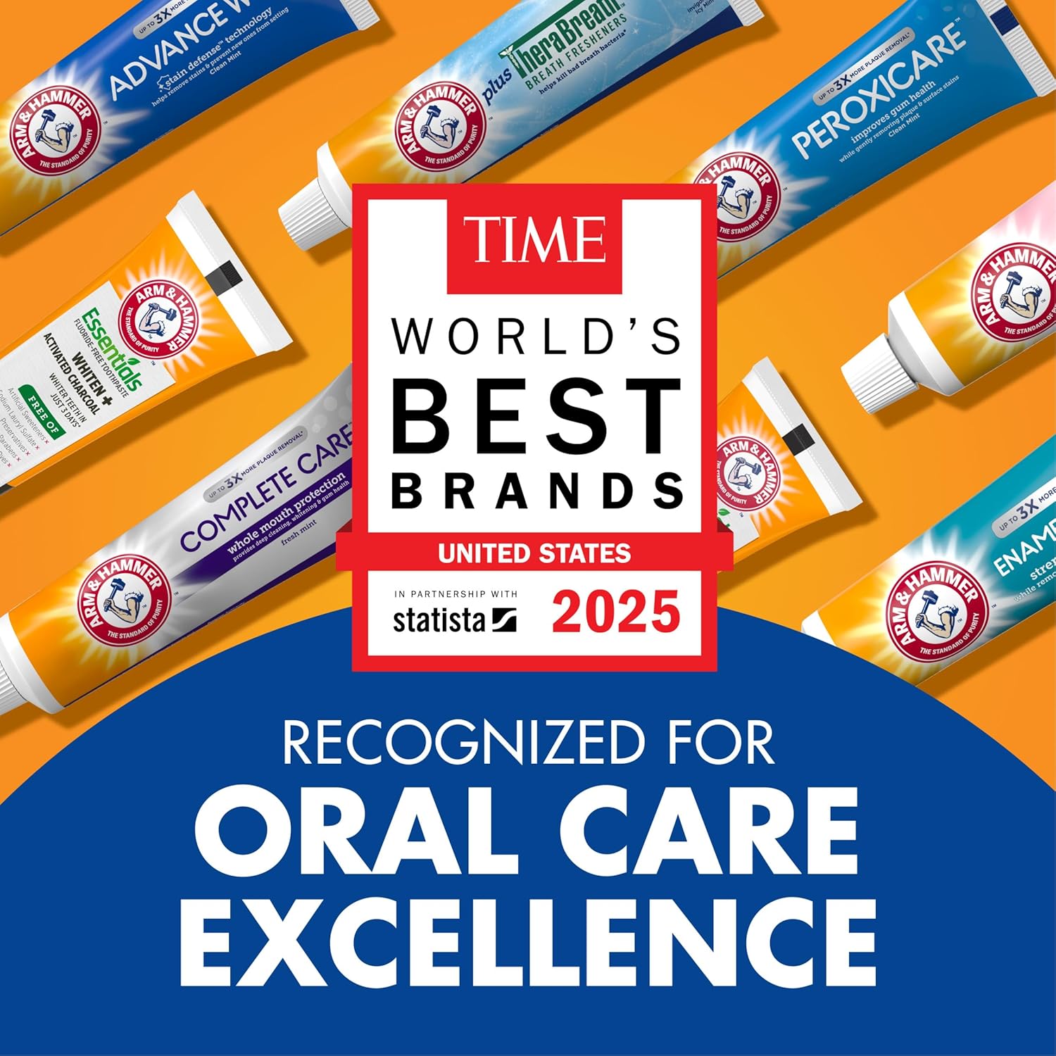 ARM_&_HAMMER_Essentials_Whiten_&_Strengthen_Fluoride_Toothpaste-4_Pack_of_4.3oz_Tubes,_Fresh_Mint-_100%_Natural_Baking_Soda-_Fluoride_Toothpaste
