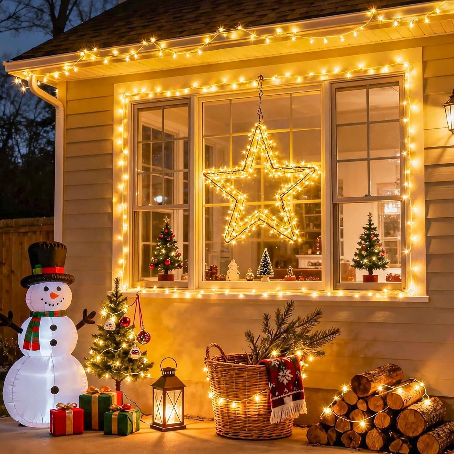 JMEXSUSS_2_Pack_Battery_Operated_Christmas_Lights_with_Remote,__LED_Battery_String_Lights_Outdoor_Indoor,_Warm_White_Twinkle_Light_for_Christmas_Tree_Bedroom_Porch_Garland_Yard_Decor