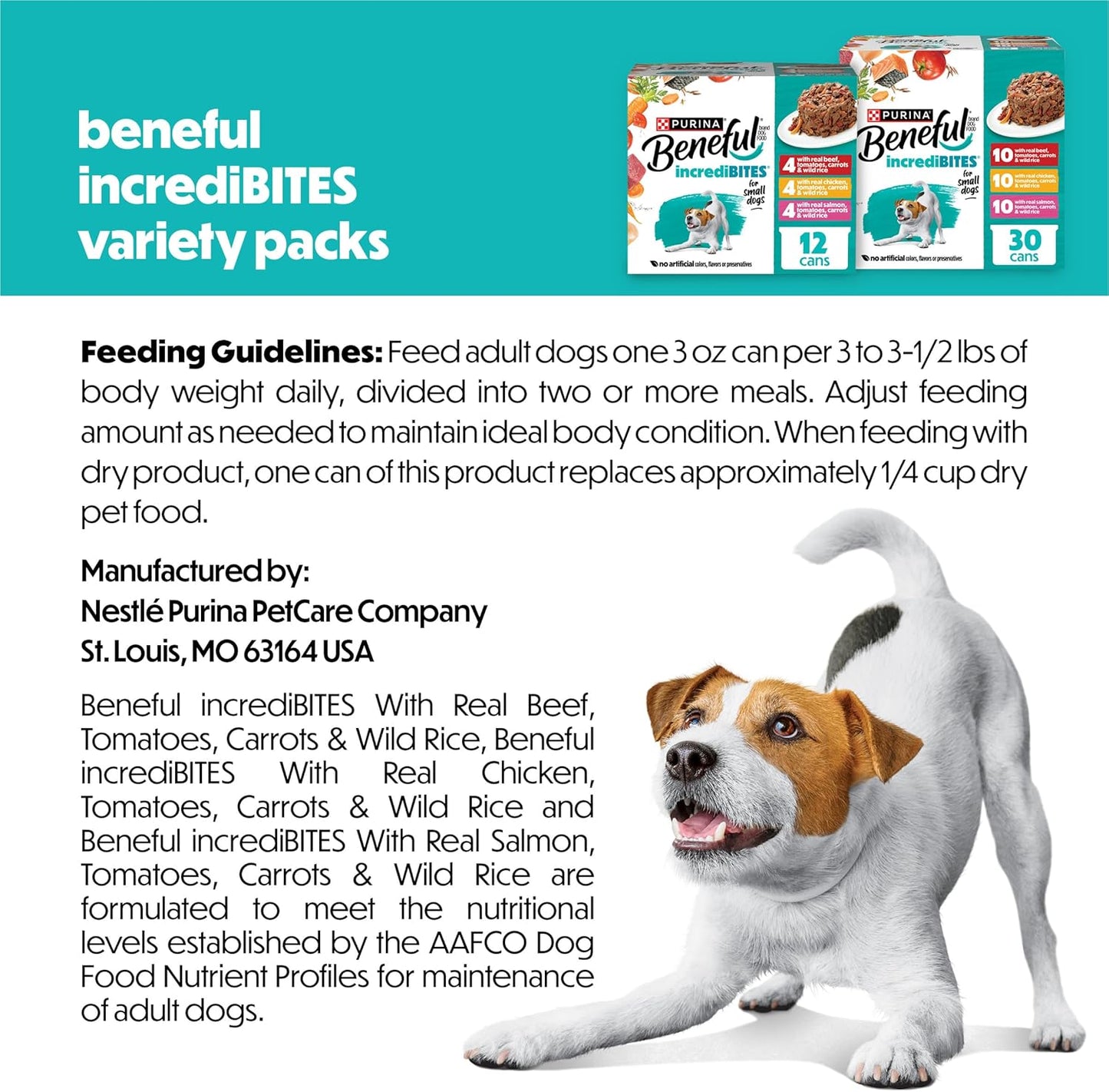 Beneful_Purina_Small_Breed_Wet_Dog_Food_Variety_Pack,_IncrediBites_With_Real_Beef,_Chicken_and_Salmon_-_(Pack_of_30)_3_Oz._Cans