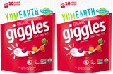 YumEarth Organic Giggles Chewy Candy – Allergy Friendly, No Artificial Dyes, Non GMO, Gluten Free, Fruit Flavored, Vegan Candy Snacks 0.5 oz